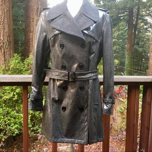 burberry vinyl trench coat